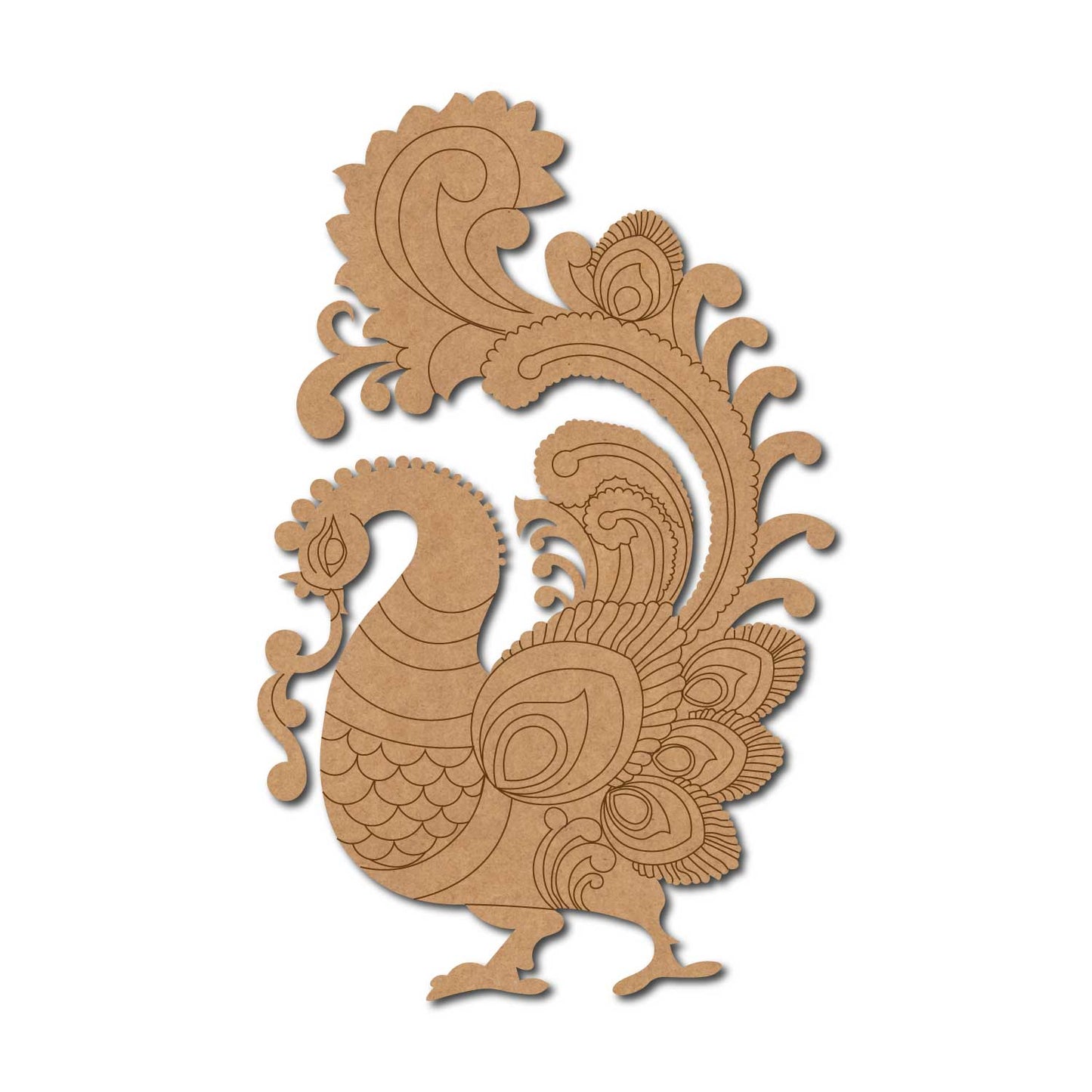 Peacock Pre Marked MDF Design 20