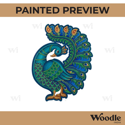 Peacock Pre Marked MDF Design 22