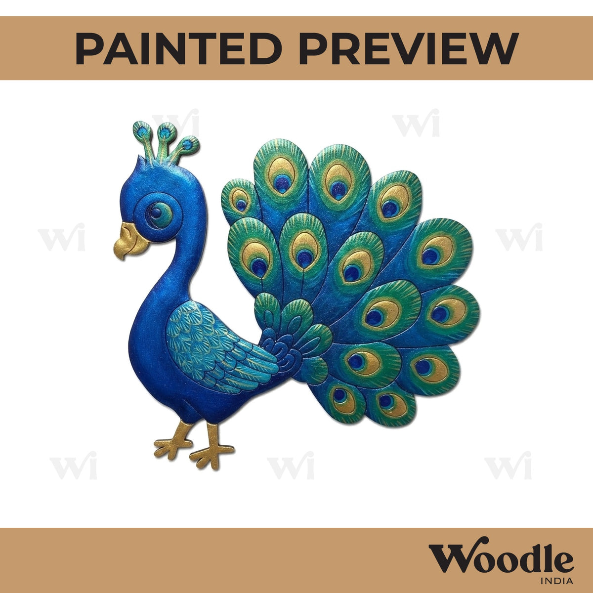 Peacock Pre Marked MDF Design 23