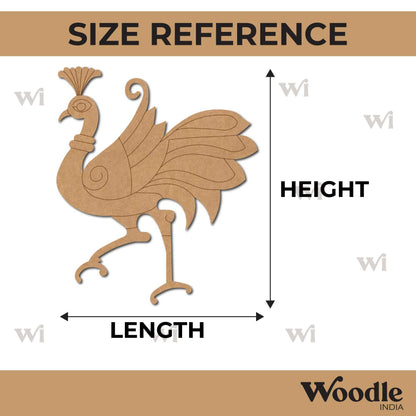 Peacock Pre Marked MDF Design 24