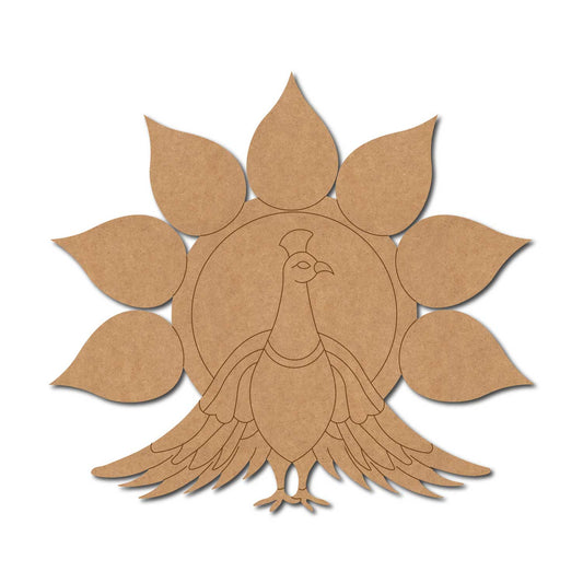 Peacock Pre Marked MDF Design 27