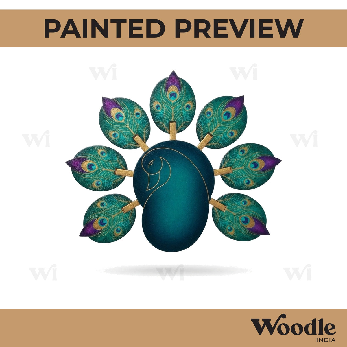 Peacock Pre Marked MDF Design 29