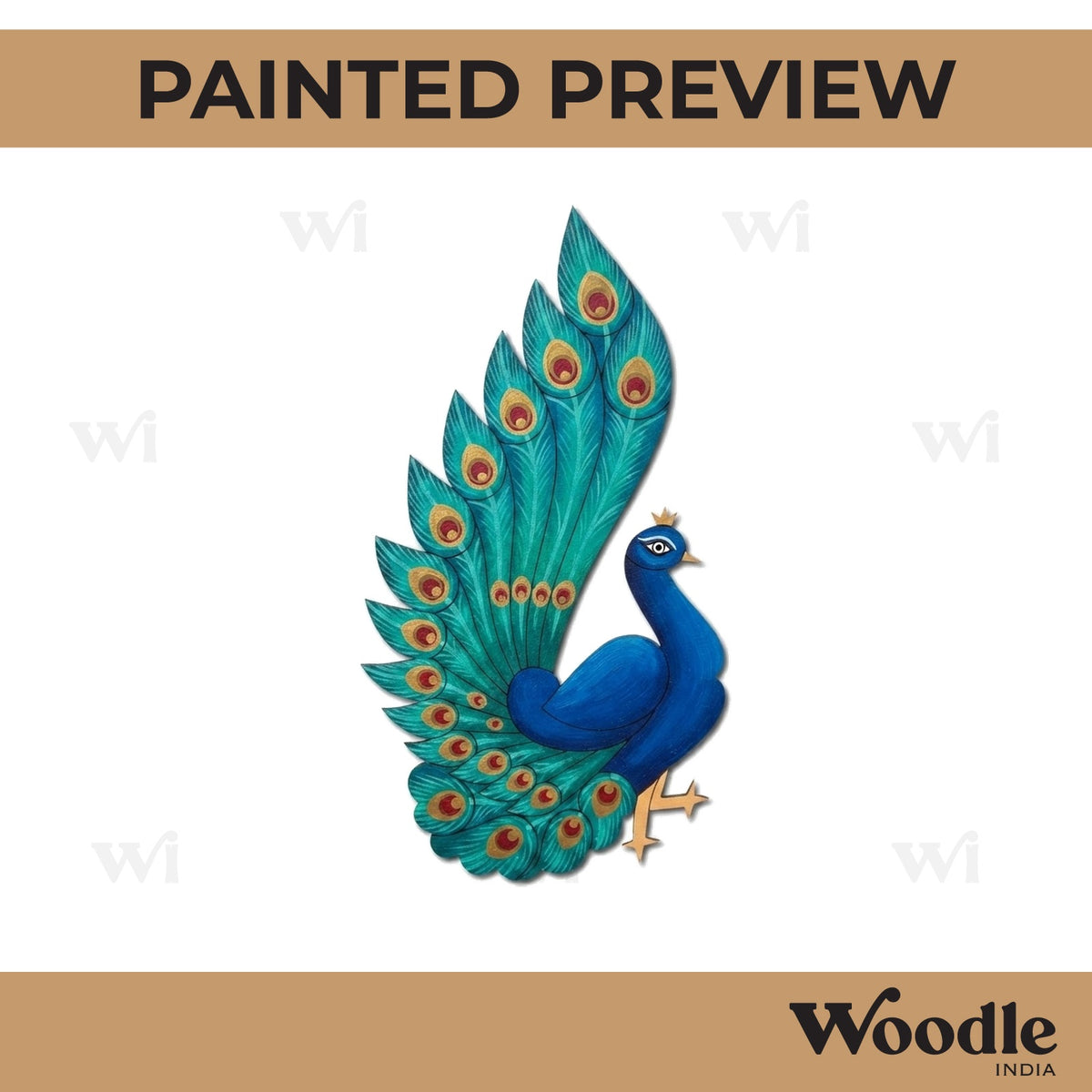 Peacock Pre Marked MDF Design 3