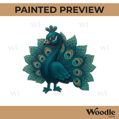Peacock Pre Marked MDF Design 5