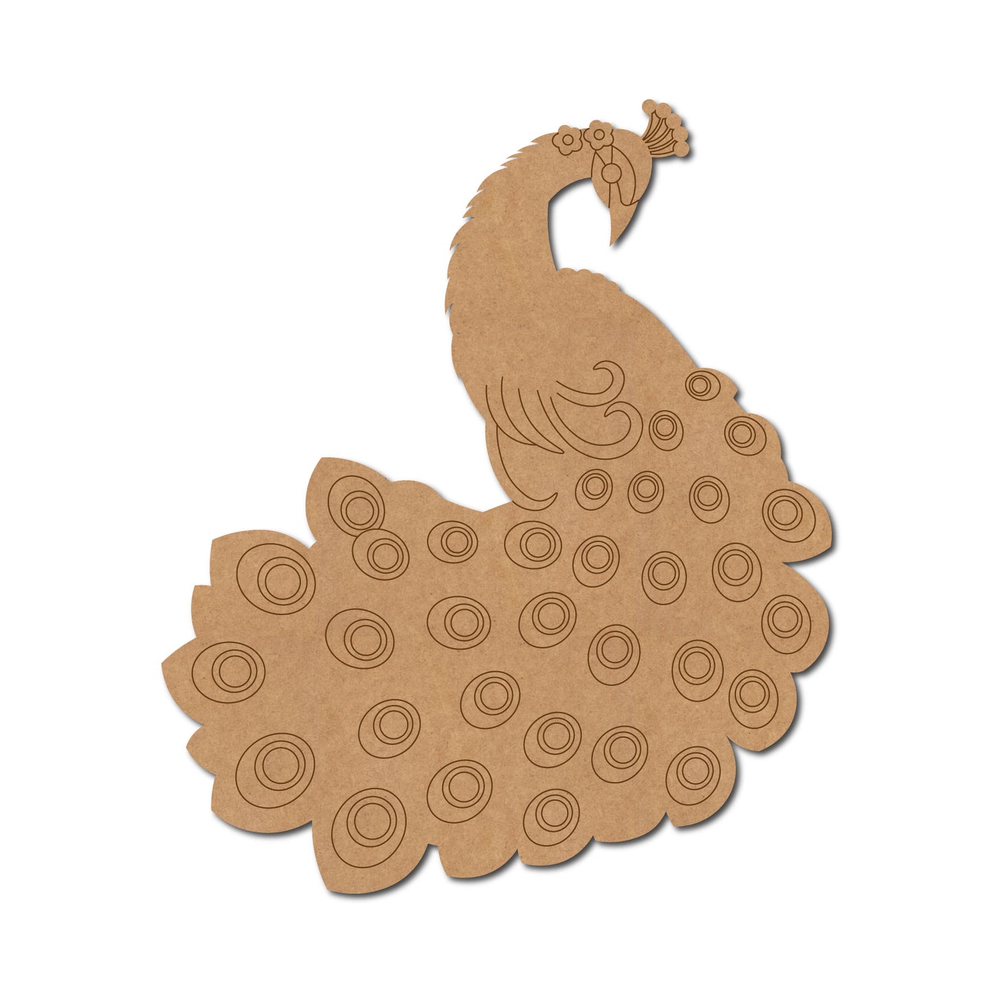 Peacock Pre Marked MDF Design 7