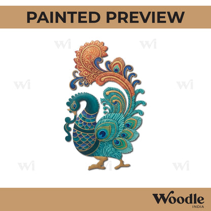 Peacock Pre Marked MDF Design 20