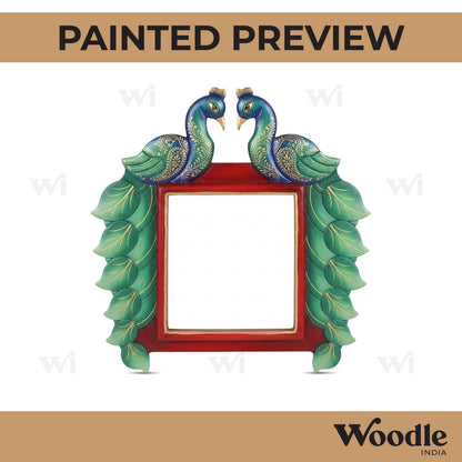 Peacock Pre Marked Frame MDF Design 2