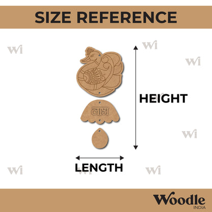 Peacocks Shubh Labh Pre Marked Base MDF Design 2