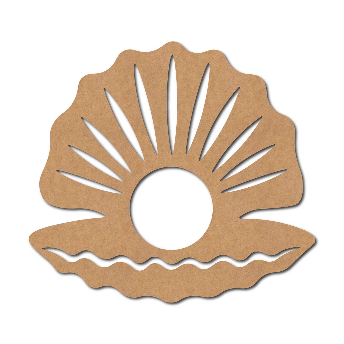 Pearl Sea Shell Cutout MDF Design 1