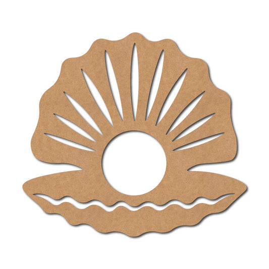Pearl Sea Shell Cutout MDF Design 1