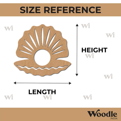 Pearl Sea Shell Cutout MDF Design 1