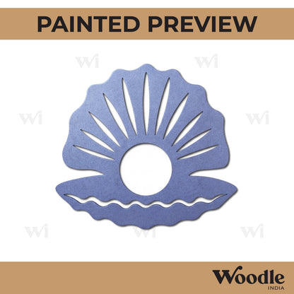 Pearl Sea Shell Cutout MDF Design 1