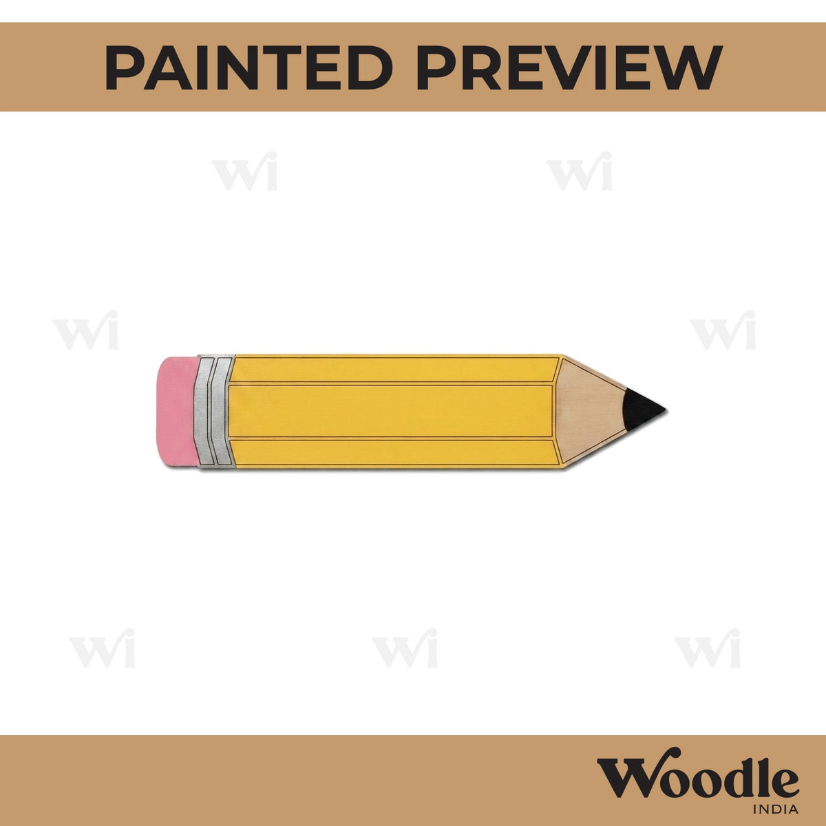 Pencil Pre Marked MDF Design 3