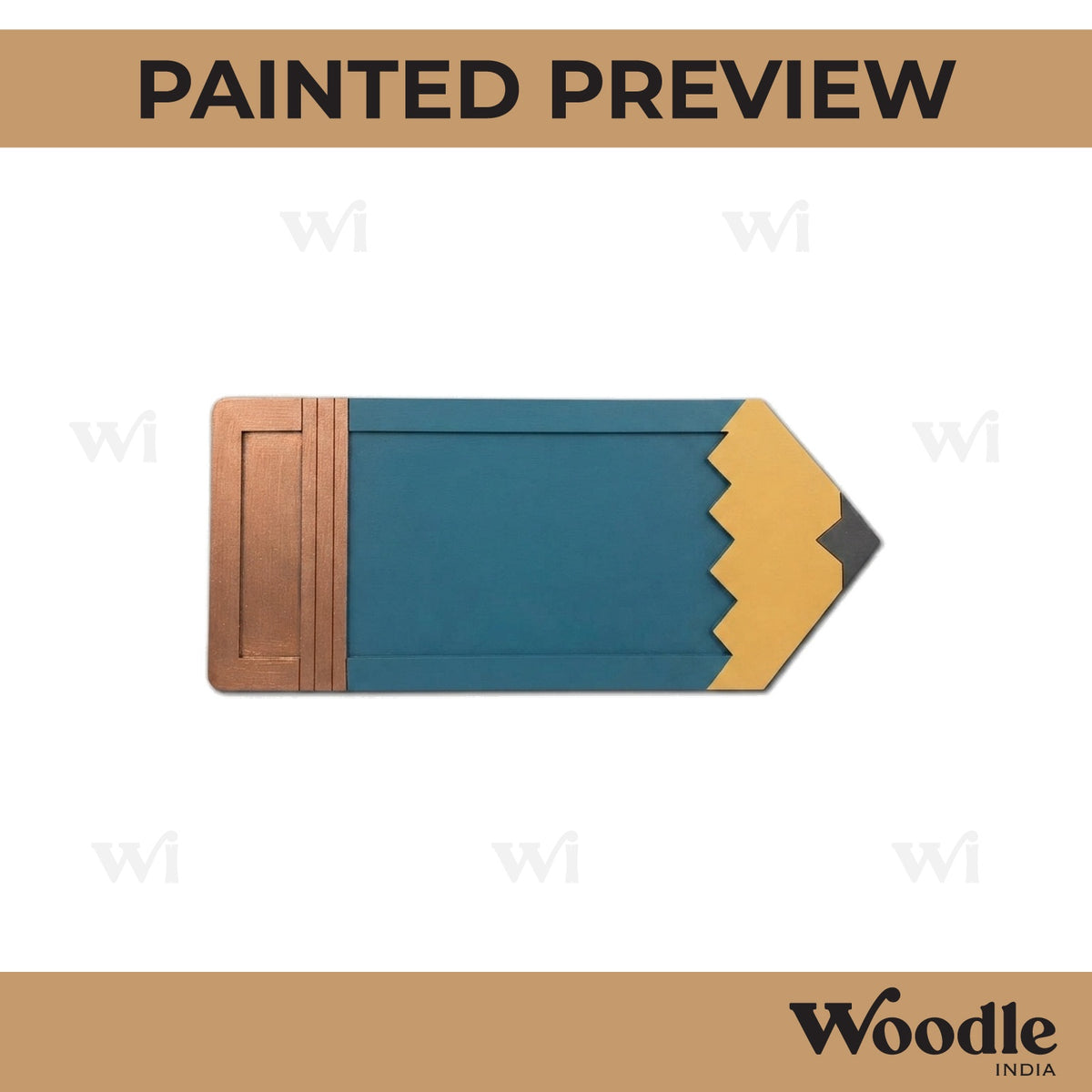 Pencil Two Layered Base MDF Design 1