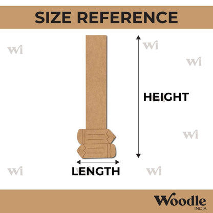 Pencils Bookmark Pre Marked MDF Design 1