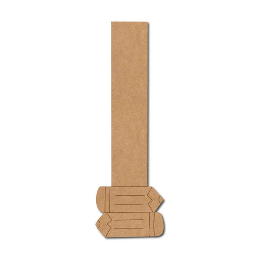 Pencils Bookmark Pre Marked MDF Design 1