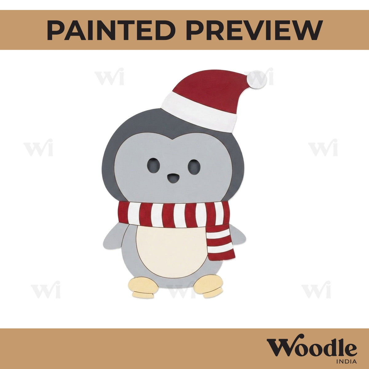 Penguin Pre Marked MDF Design 1