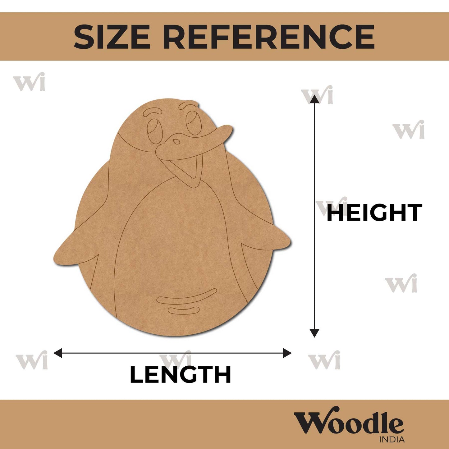 Penguin Pre Marked MDF Design 15