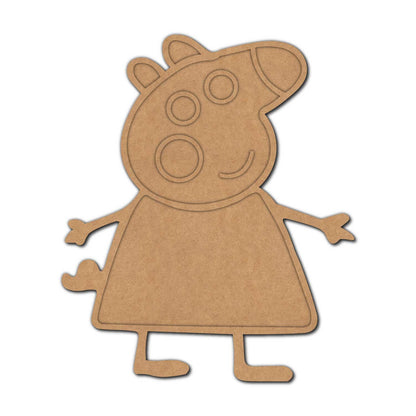 Peppa Pig Mosaic Art Base MDF Design 1