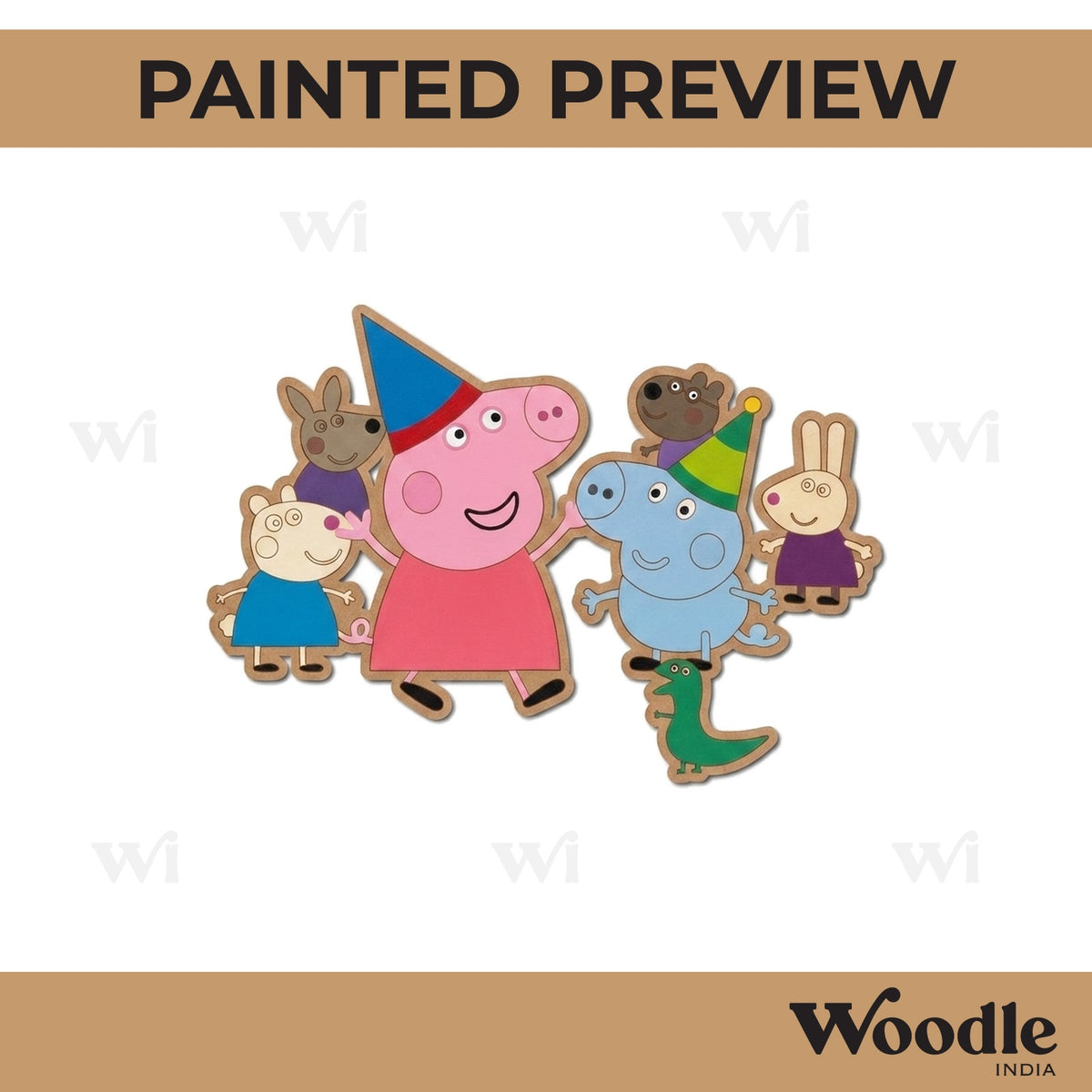 Peppa Pig Pre Marked MDF Design 11