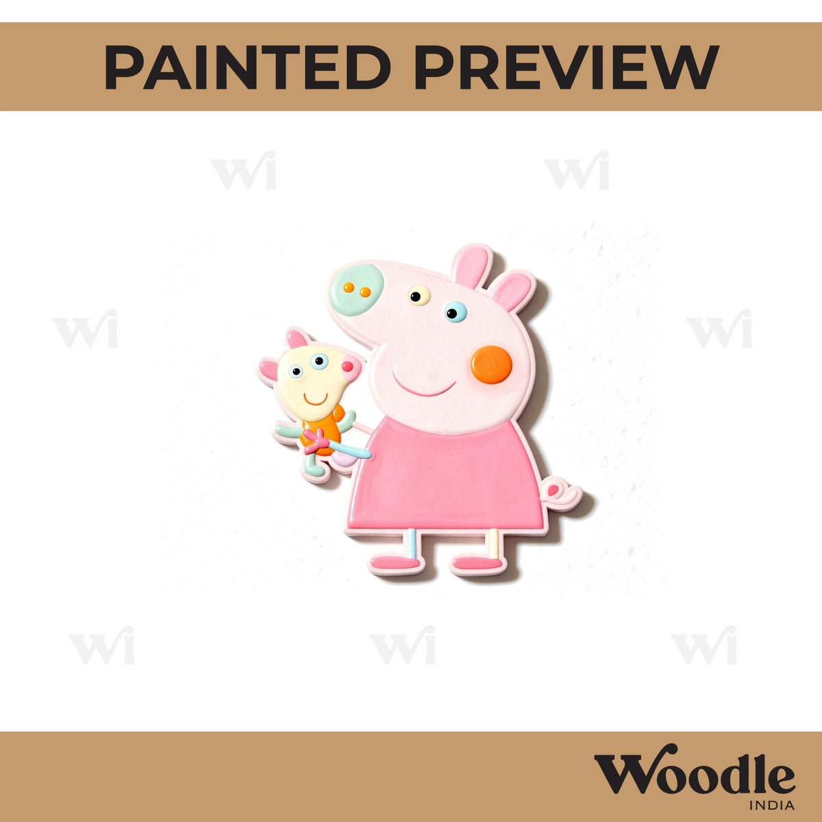 Peppa Pig Pre Marked MDF Design 12