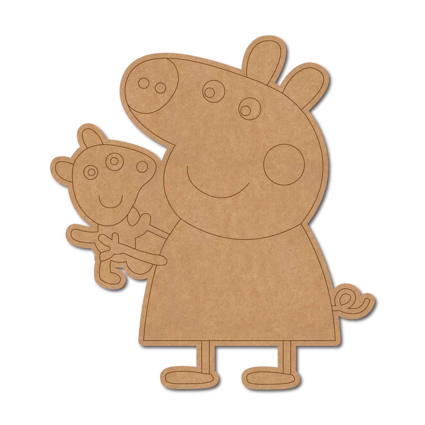 Peppa Pig Pre Marked MDF Design 12