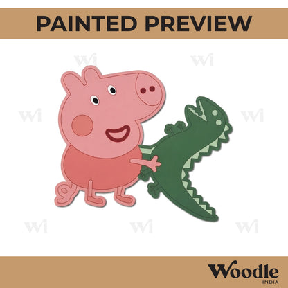 Peppa Pig Pre Marked MDF Design 2