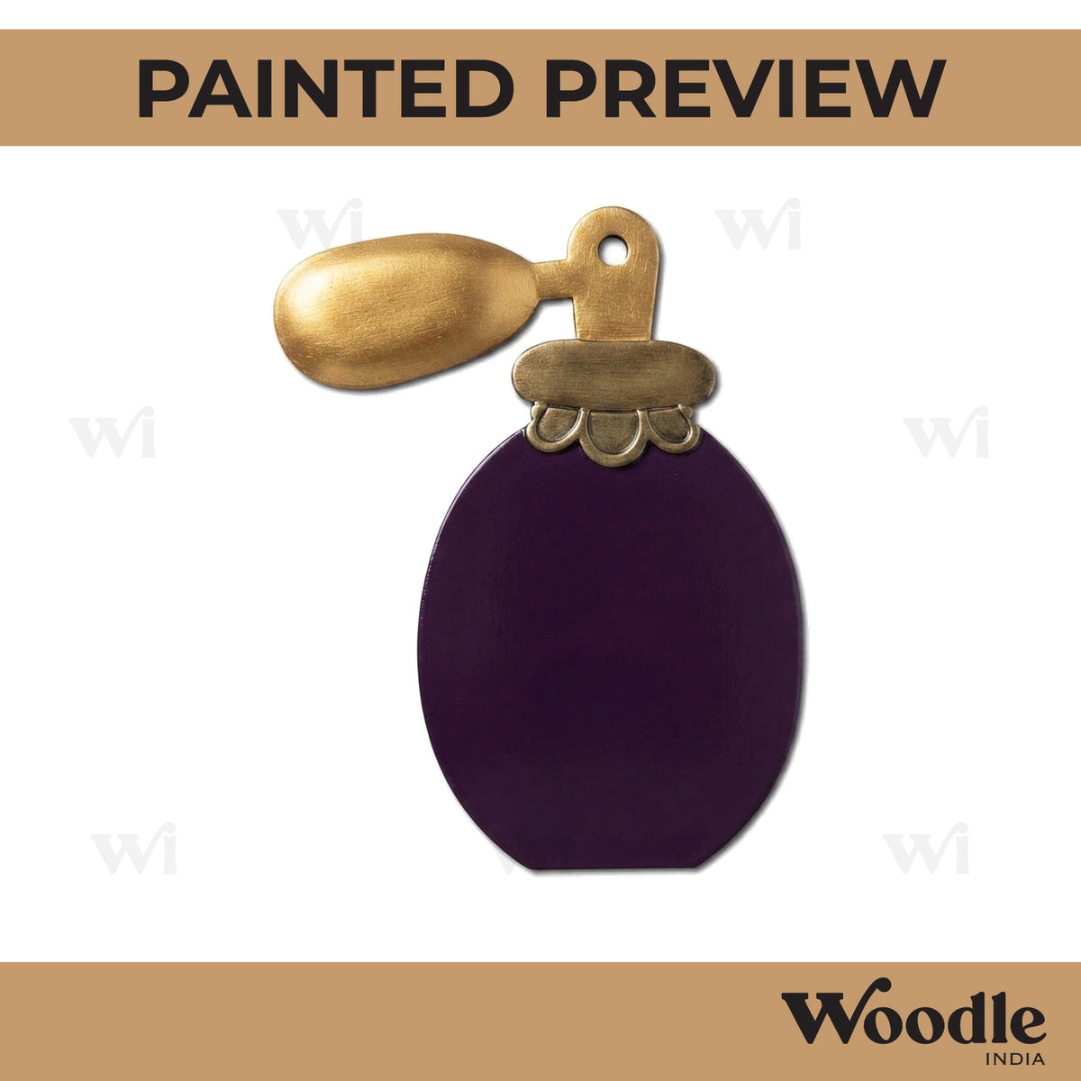 Perfume Bottle Cutout MDF Design 2