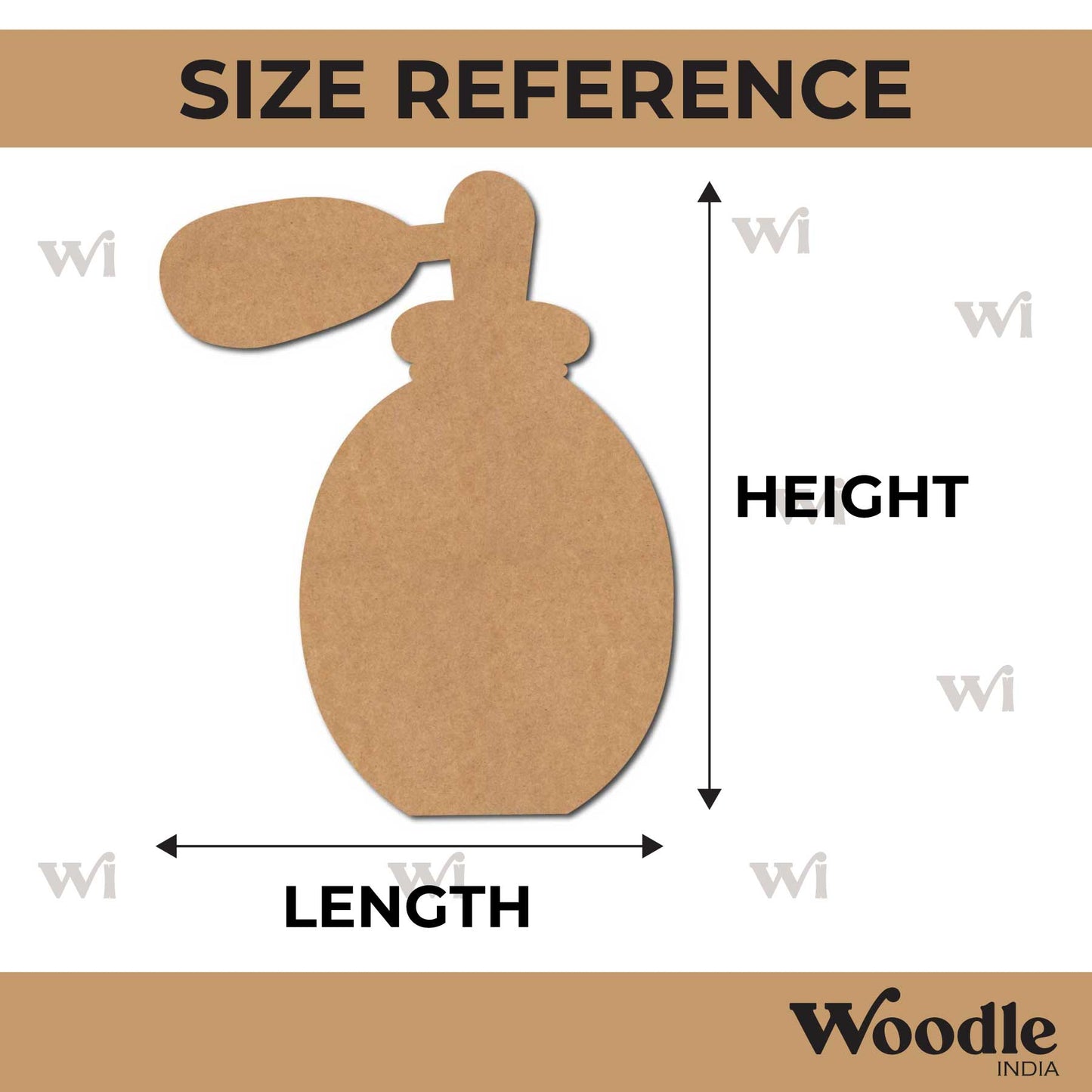 Perfume Bottle Cutout MDF Design 2