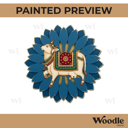 Pichwai Cow Pre Marked Base MDF Design 1