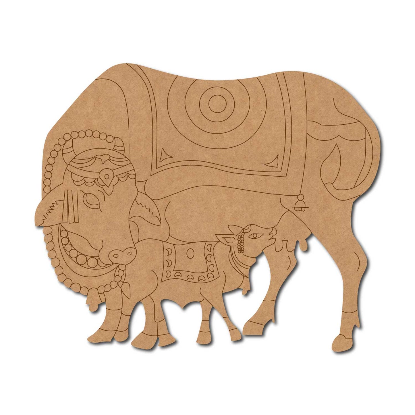 Pichwai Cow Pre Marked MDF Design 10