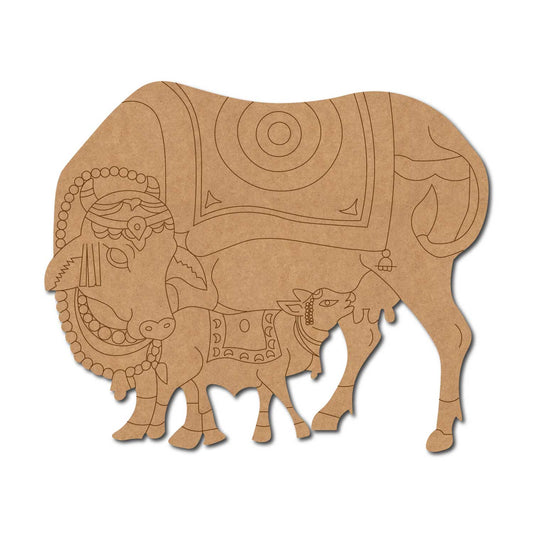 Pichwai Cow Pre Marked MDF Design 10