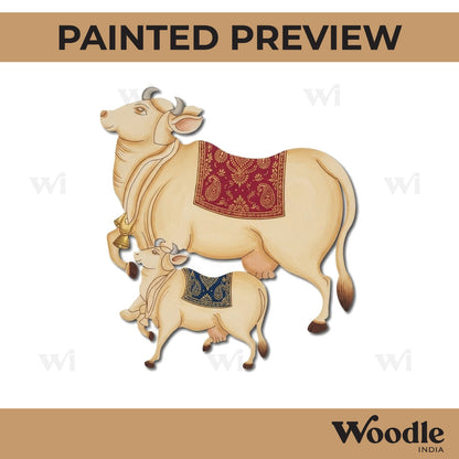 Pichwai Cow Pre Marked MDF Design 11