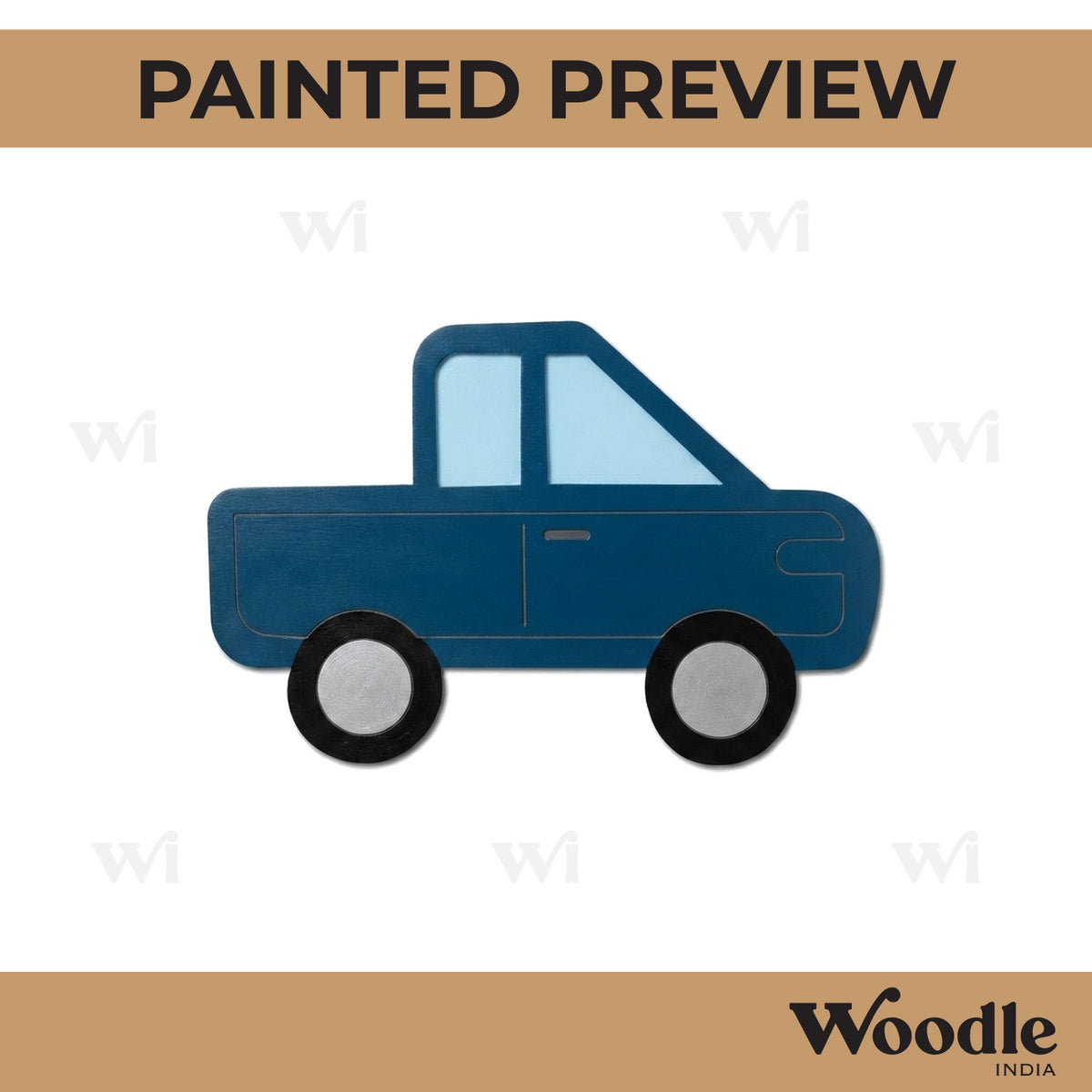 Pickup Truck Pre Marked MDF Design 2