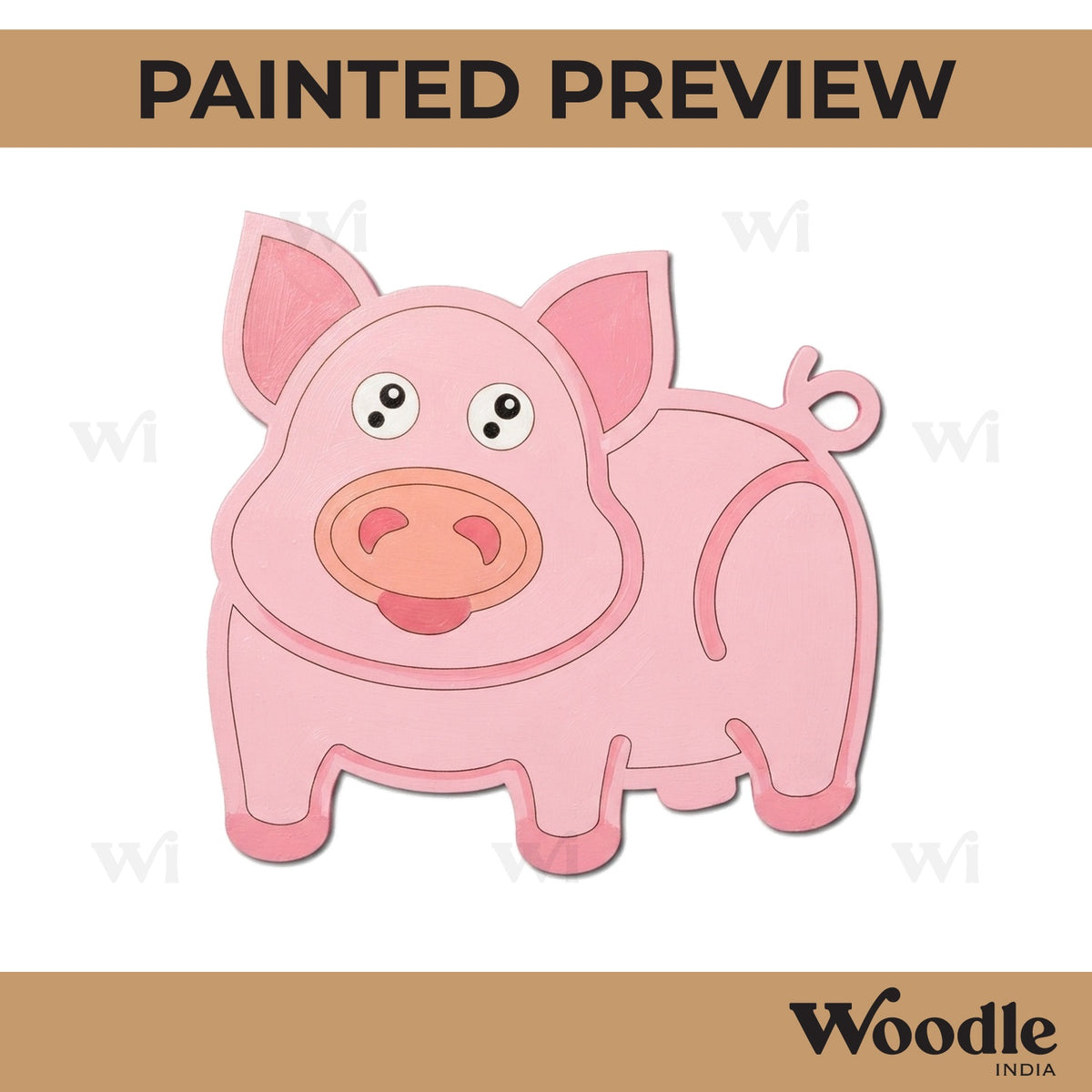 Pig Pre Marked MDF Design 1