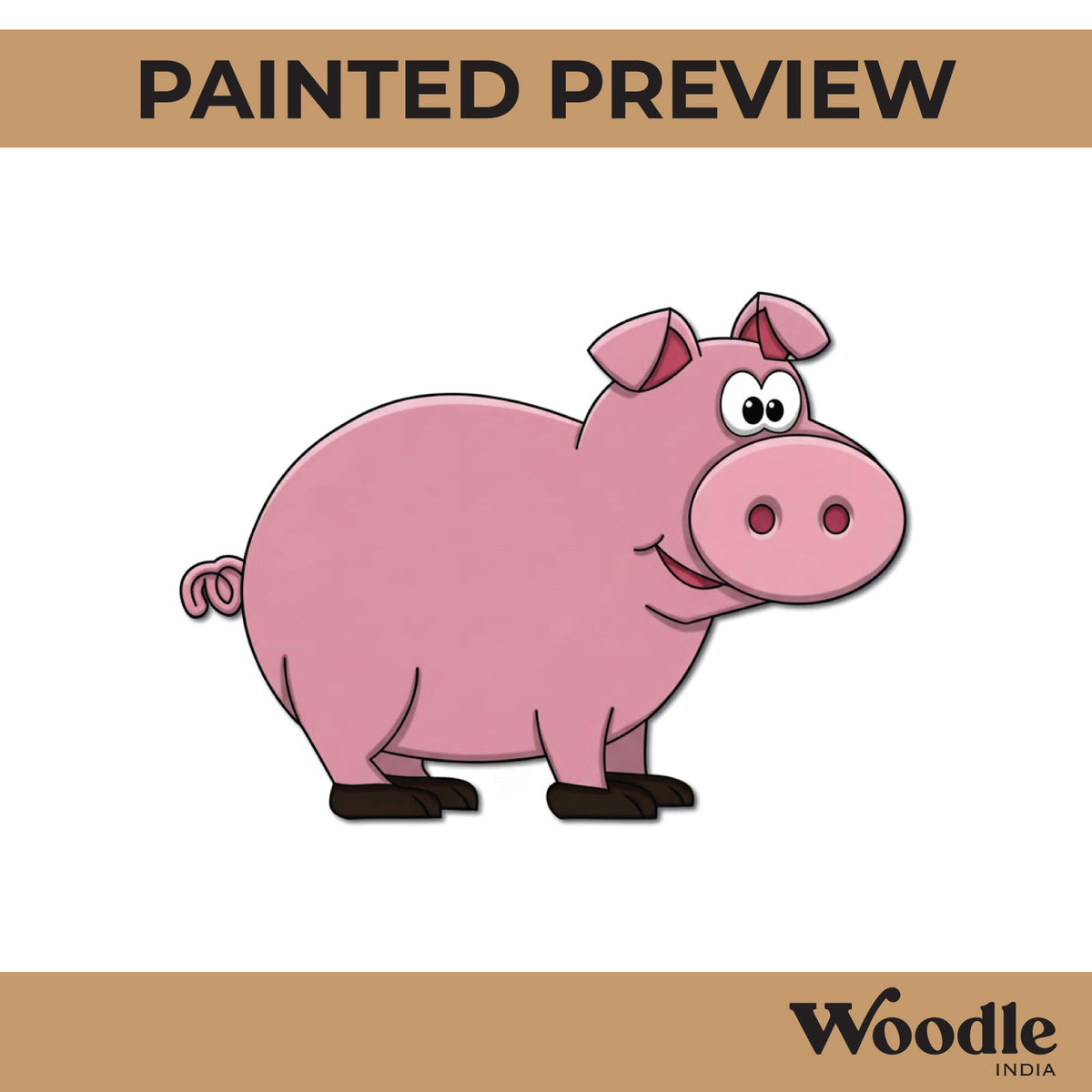Pig Pre Marked MDF Design 3