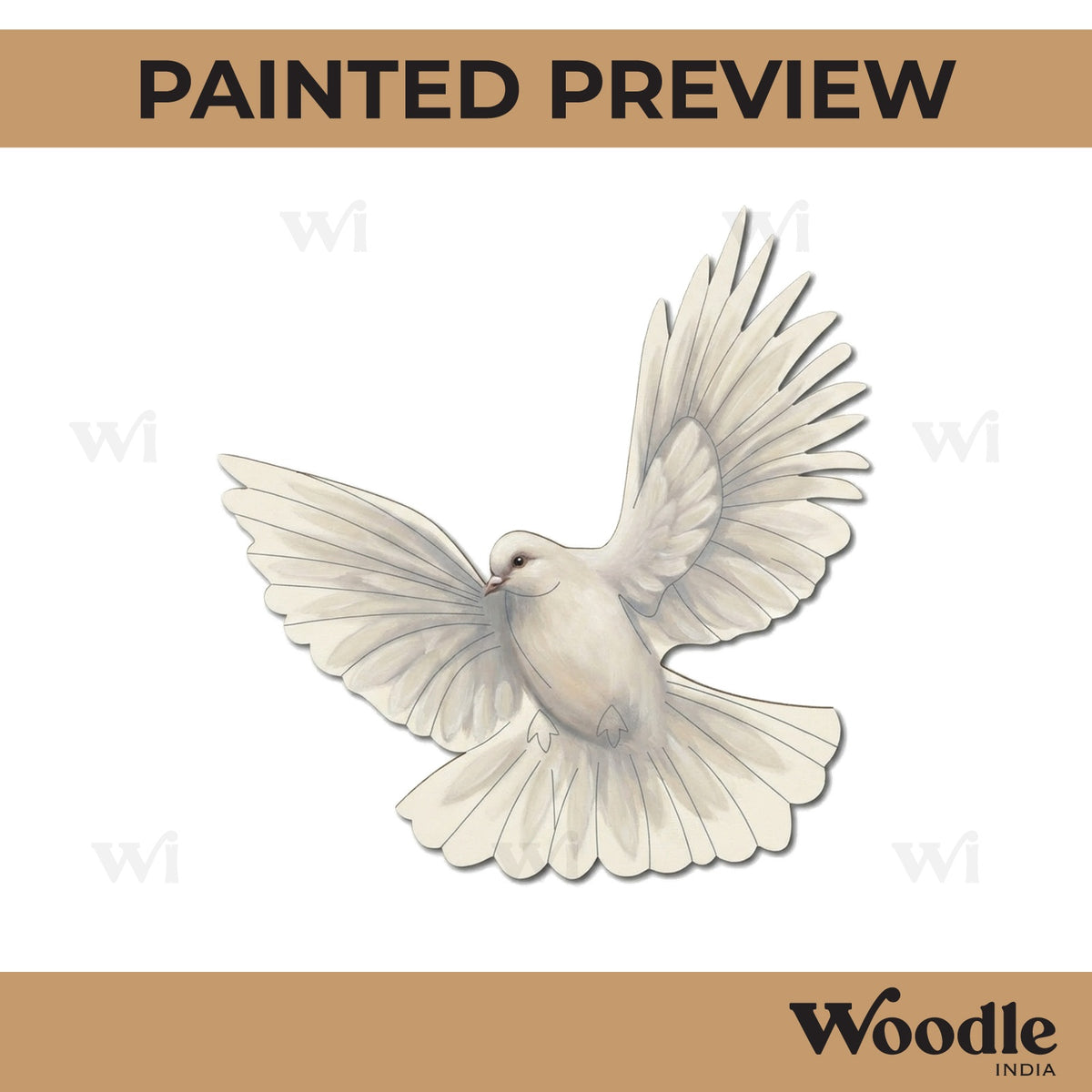 Pigeon Bird Pre Marked MDF Design 1