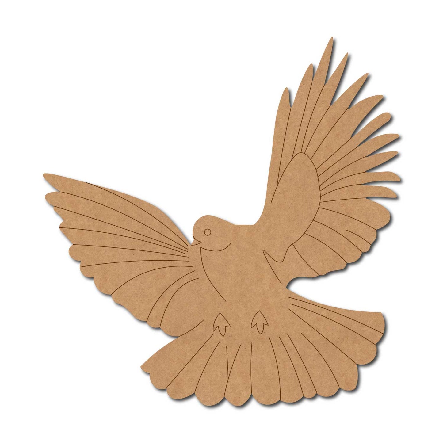 Pigeon Bird Pre Marked MDF Design 1