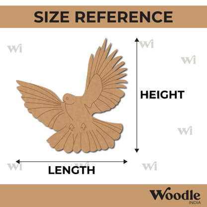 Pigeon Bird Pre Marked MDF Design 1