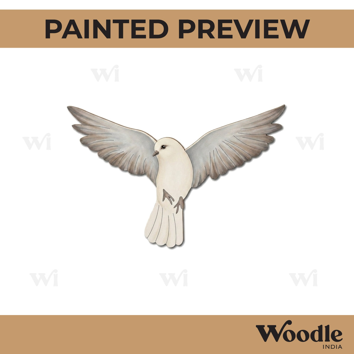 Pigeon Bird Pre Marked MDF Design 2