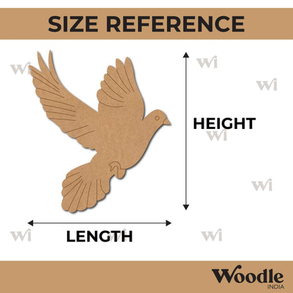 Pigeon Bird Pre Marked MDF Design 3