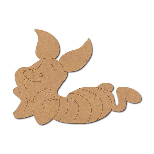 Piglet Winnie The Pooh Cartoon Pre Marked MDF Design 1