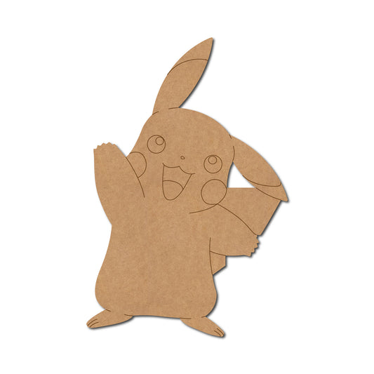 Pikachu Pokemon Pre Marked MDF Design 1