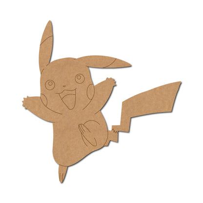 Pikachu Pokemon Pre Marked MDF Design 5