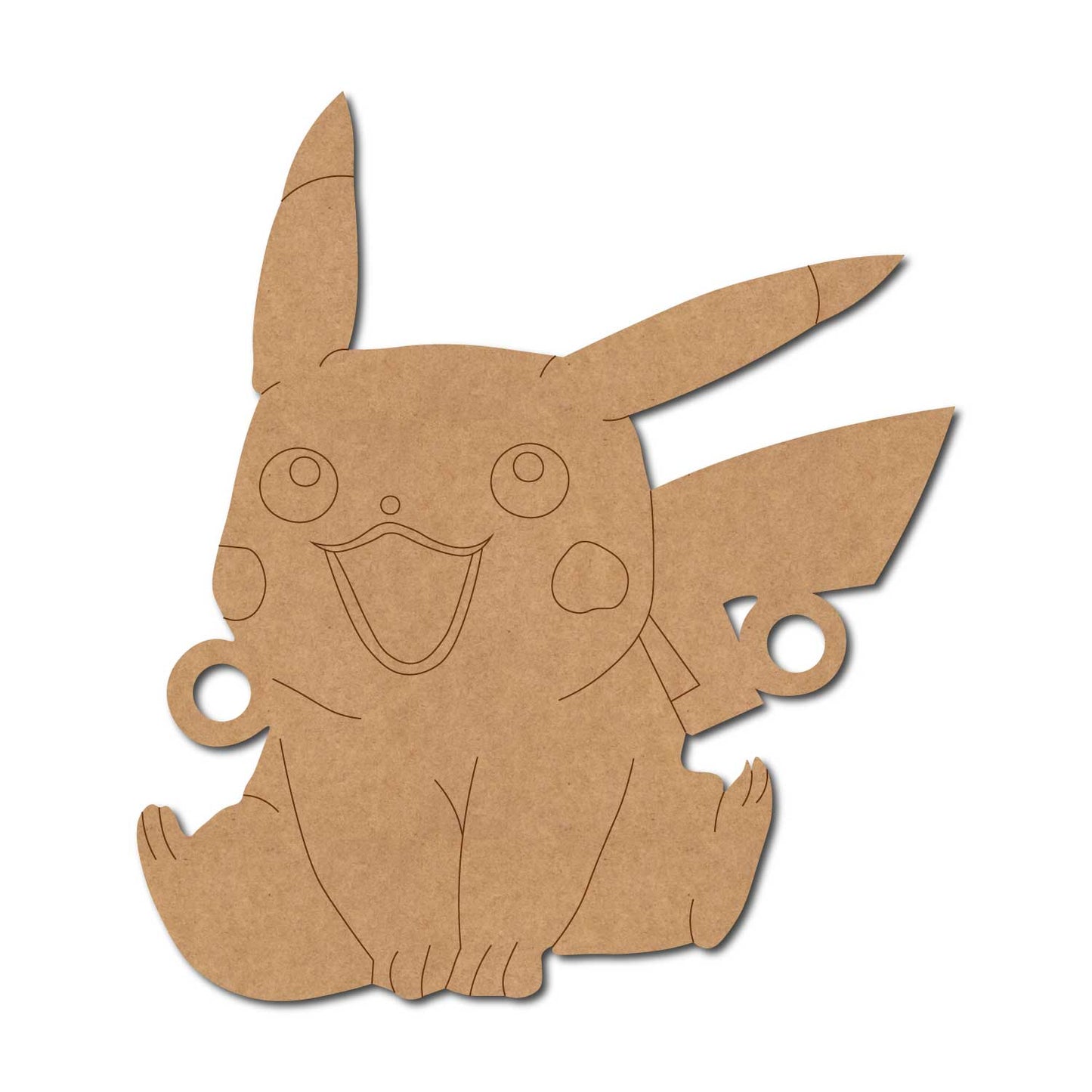 Pikachu Pokemon Rakhi Pre Marked MDF Design 1