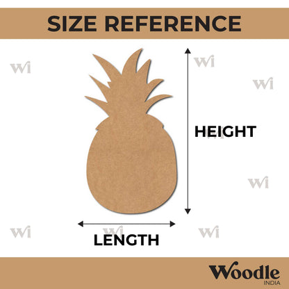 Pineapple Cutout MDF Design 2