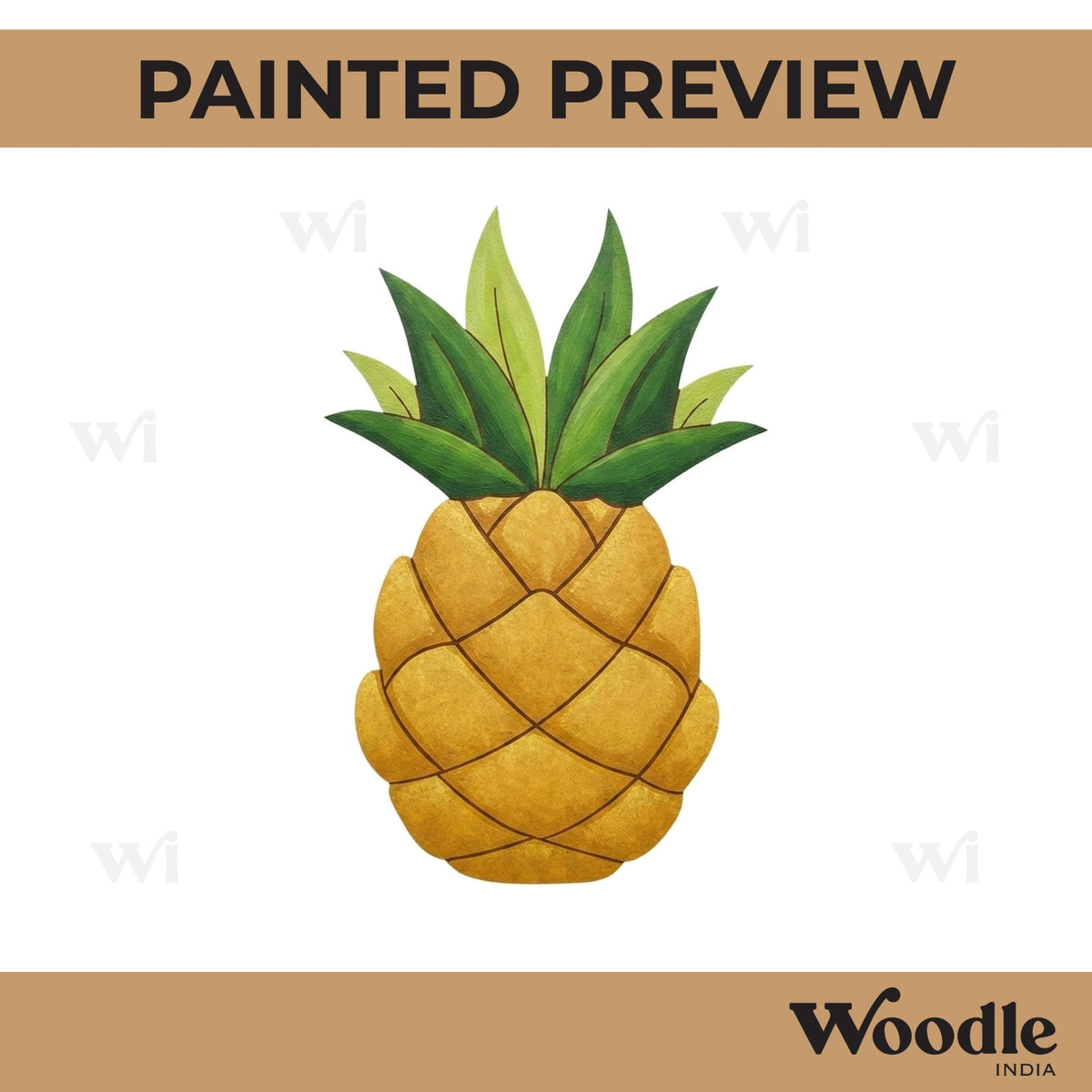 Pineapple Pre Marked MDF Design 4