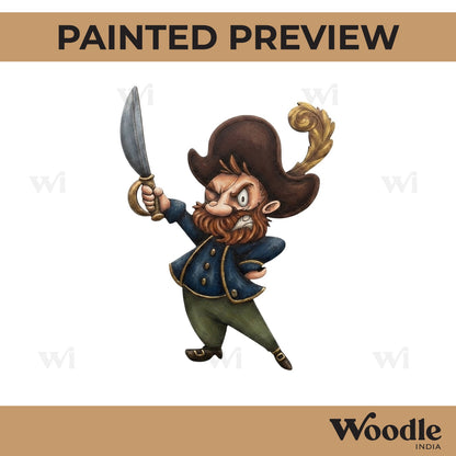 Pirate Pre Marked MDF Design 1
