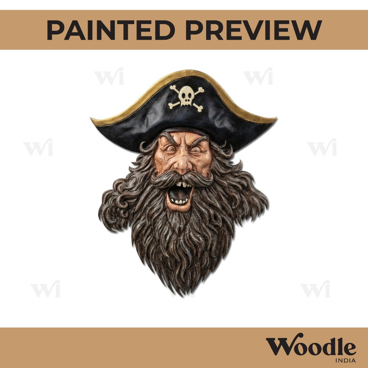 Pirate Pre Marked MDF Design 2