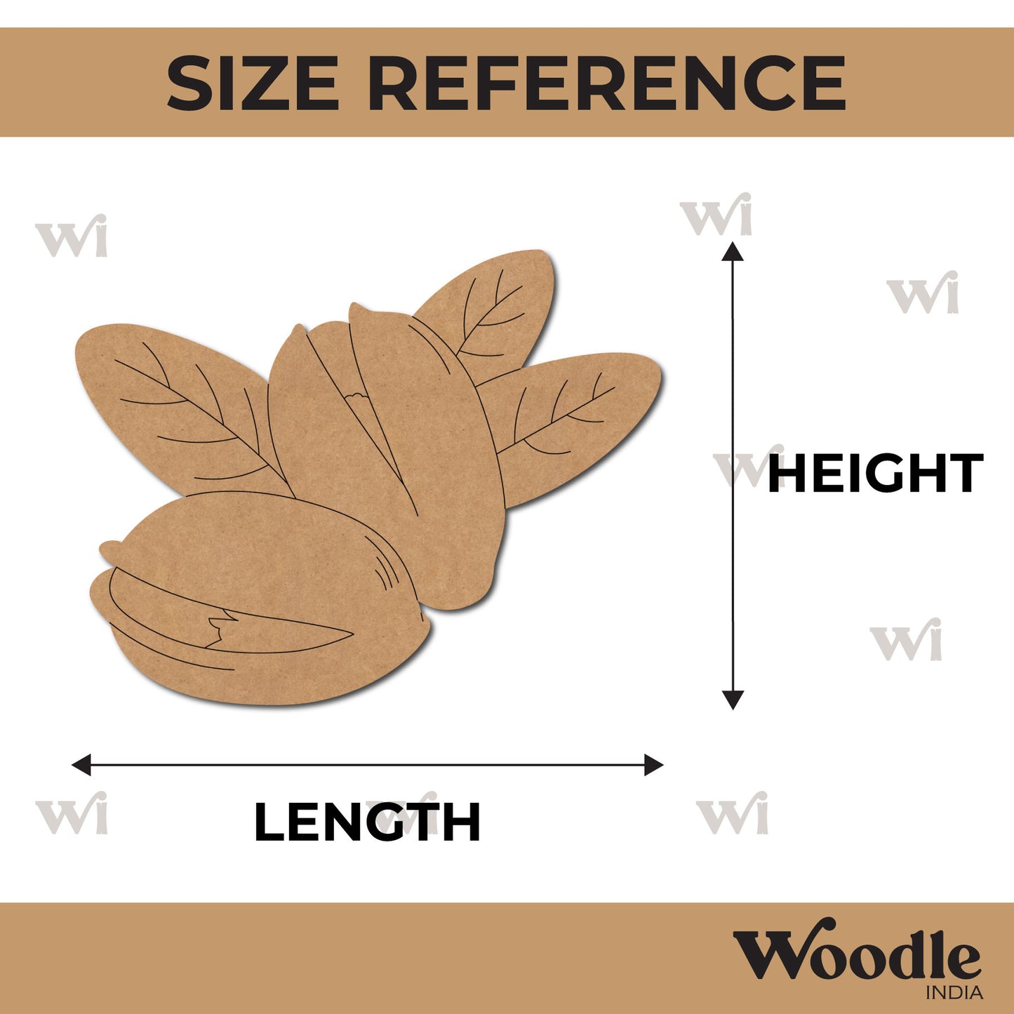 Pistachio Pre Marked MDF Design 1